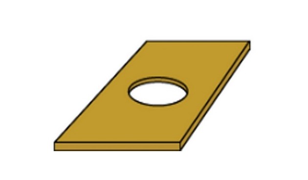 646 x 646 x 8 x Ø90mm