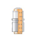 Bague complète N062R cage rouleaux N911