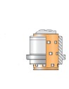 Bague complète N065R cage rouleaux N911