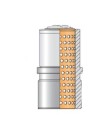 Bague complète N418.S cage billes N411