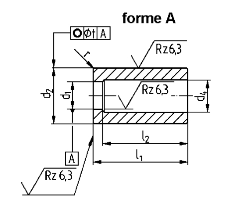 Matrice lisse (forme A)