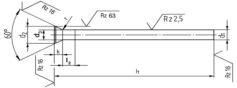 Ejecteur tête conique